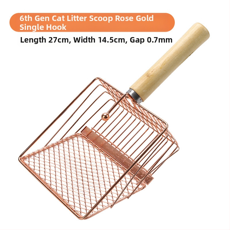 6 kartos kačių kraiko kastuvas ilga rankena metalinis kačių kraiko kastuvas iš nerūdijančio plieno didelis kačių kastuvas išmatoms oficialus valymo įrankis gamyklos tiesioginis pardavimas