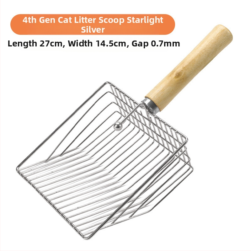 6 kartos kačių kraiko kastuvas ilga rankena metalinis kačių kraiko kastuvas iš nerūdijančio plieno didelis kačių kastuvas išmatoms oficialus valymo įrankis gamyklos tiesioginis pardavimas