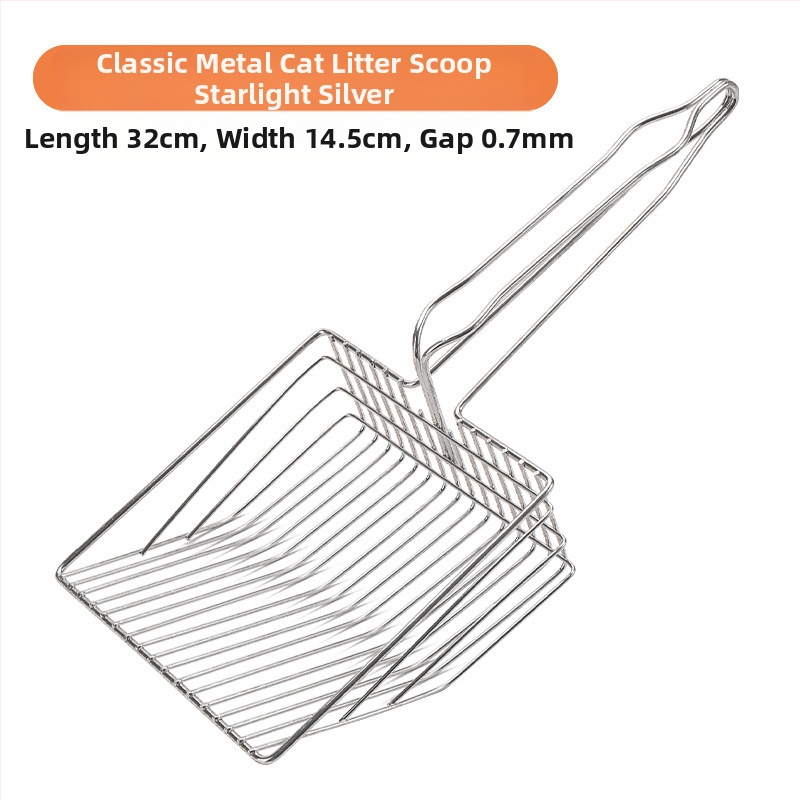 6 kartos kačių kraiko kastuvas ilga rankena metalinis kačių kraiko kastuvas iš nerūdijančio plieno didelis kačių kastuvas išmatoms oficialus valymo įrankis gamyklos tiesioginis pardavimas