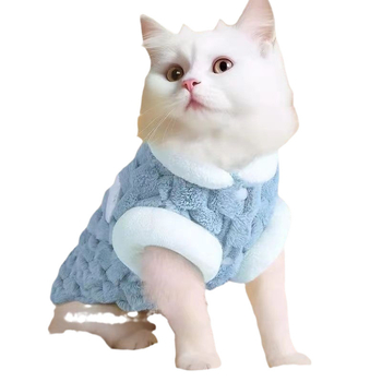 Дрехи за котки, есенни и зимни дрехи против власинки, дрехи за котки Muppet, дрехи за домашни любимци, жилетка, дрехи за котенца, нов стил