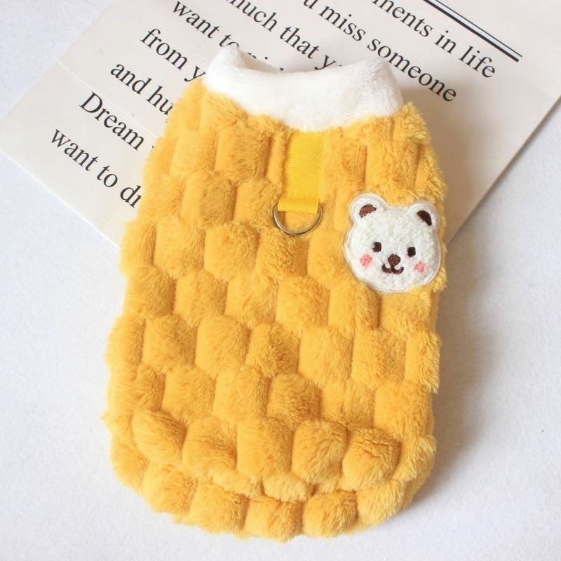 Дрехи за котки, есенни и зимни дрехи против власинки, дрехи за котки Muppet, дрехи за домашни любимци, жилетка, дрехи за котенца, нов стил