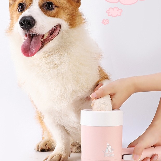 Kisállat automata lábmosó pohár lábmosó kutya macska lábmosó kutya mancs tisztítás kutya mancs mosás