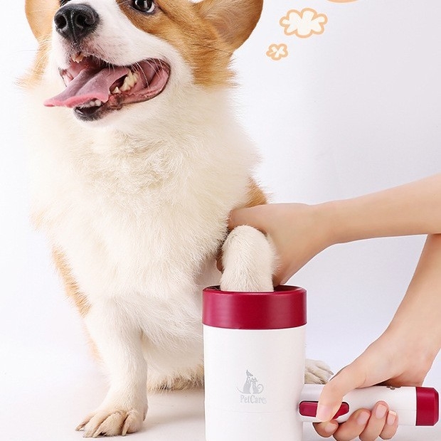 Kisállat automata lábmosó pohár lábmosó kutya macska lábmosó kutya mancs tisztítás kutya mancs mosás