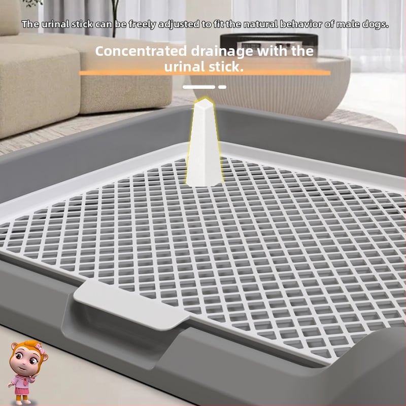 Търговия на едро на тоалетна за кучета, плосък тип, малък писоар за кучета, пясъчен леген, голям, среден размер, чиния за урина, лапи, тоалетна за кучета, артефакт от ака