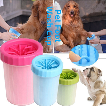 Produse Amazon Nou Cană de spălat picioare pentru animale de companie Cană mare de spălat labe pentru animale de companie din silicon Curățător labe pentru câini