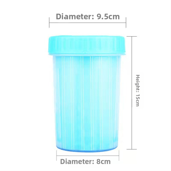 Produse Amazon Nou Cană de spălat picioare pentru animale de companie Cană mare de spălat labe pentru animale de companie din silicon Curățător labe pentru câini