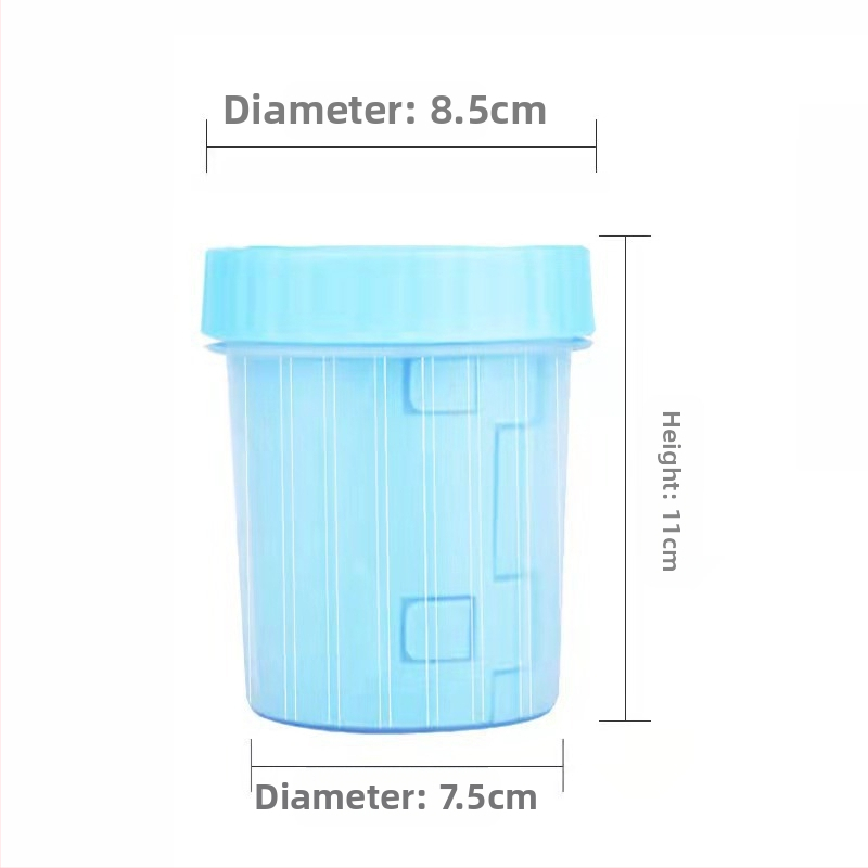 Продукти на Amazon Нова чаша за миене на краката на кучета Голяма силиконова чаша за миене на лапи за домашни любимци Почистваща чаша за лапи за кучета