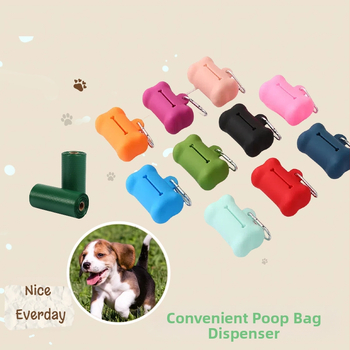 Нови стоки за домашни любимци, стоки за почистване на кучета, тоалетна за домашни любимци, меко лепило, кутия за съхранение на кокали, торби за боклук, на едро