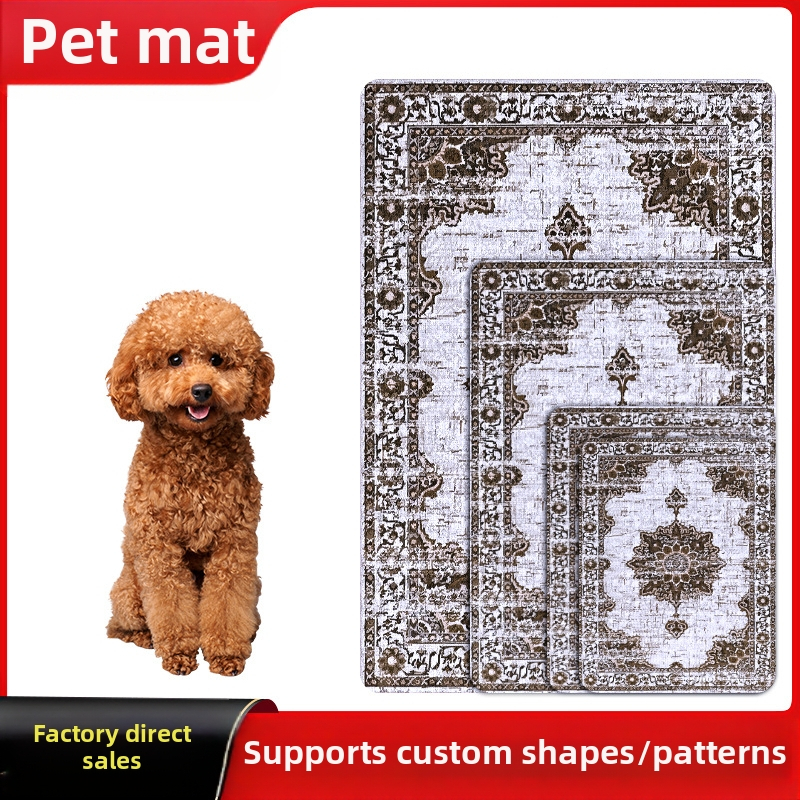 Χαλί για σκύλους, μαξιλάρι για κλουβί σκύλου για Four Seasons, γενικής χρήσης, χαλάκι κατοικίδιων ζώων, αντιολισθητικό φράχτη ρείθρου για γάτες