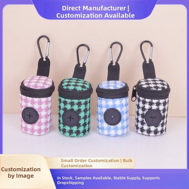 Sac de gunoi transfrontalier pentru animale de companie, mic, parfumat, cu vânt, pentru câini, sac de gunoi portabil, distribuitor de excremente de câine, sac de ridicare en-gros