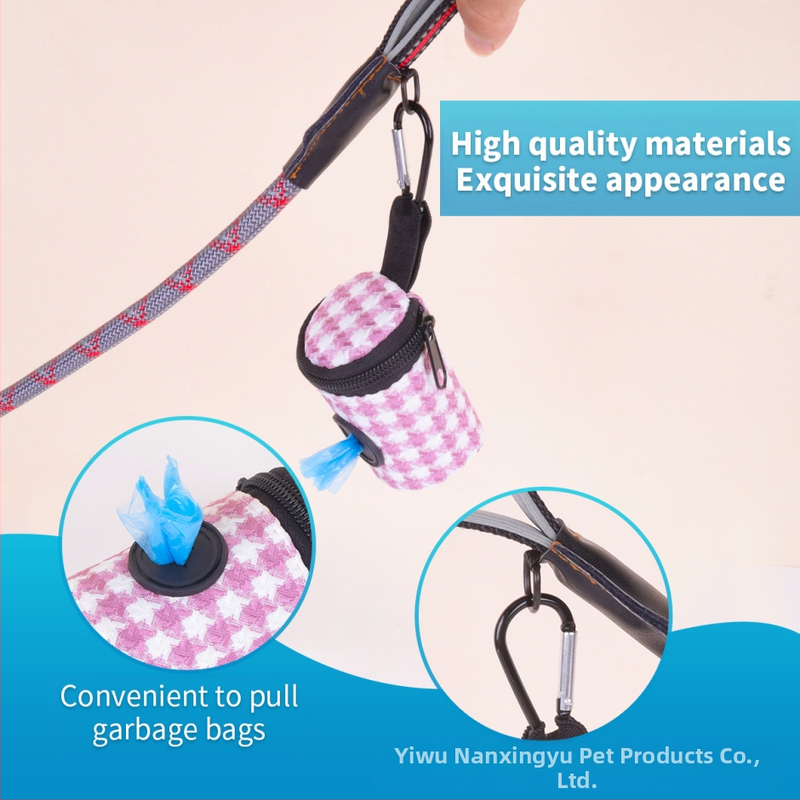 Трансгранична торба за боклук за домашни любимци, малка ароматна, вятърна, преносима торба за боклук, дозатор за кучешки екскременти, чанта за вземане на едро