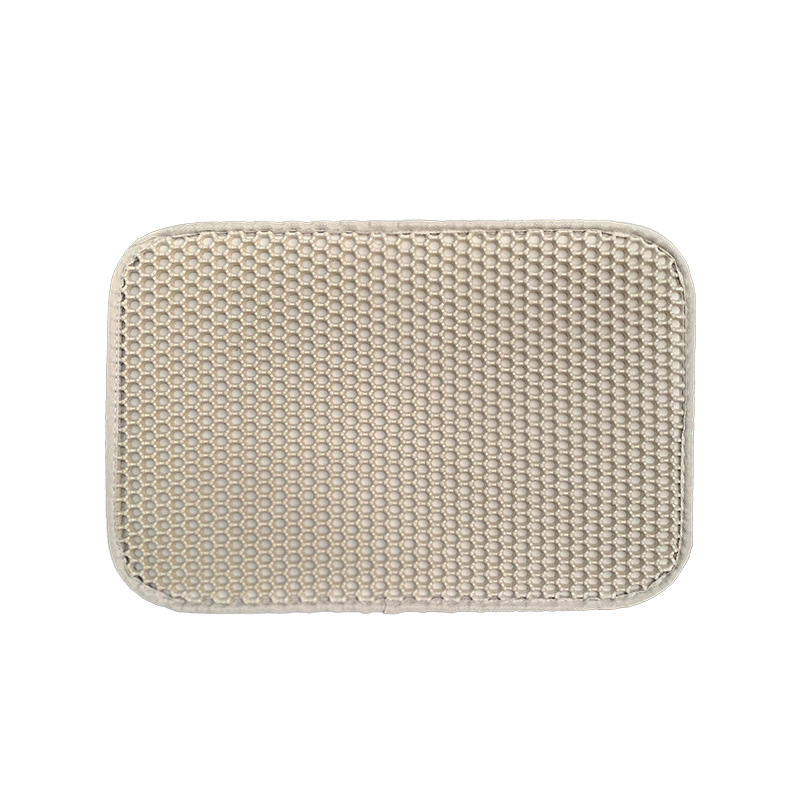 Ārzemju tirdzniecības karsti pārdotais divslāņu filtra kaķu pakaišu paklājiņš pret izņemšanu kaķu pakaišu kaste pret šļakatām smilšu kontroles paklājiņš mājdzīvnieku kaķu piederumi