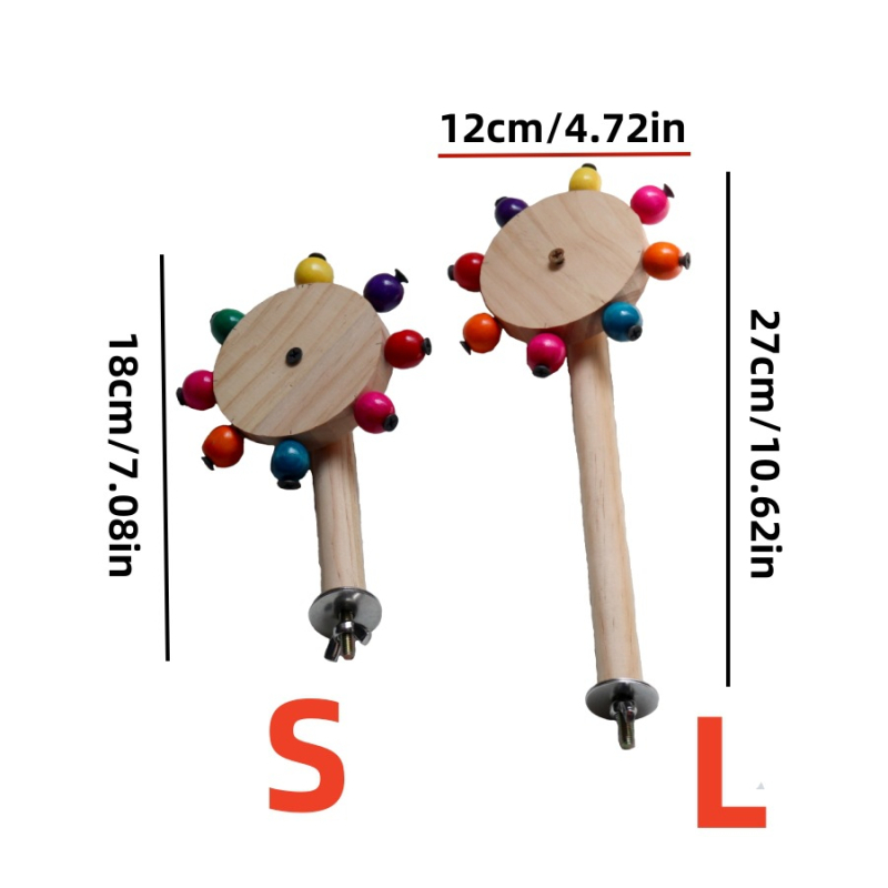 Играчка за птици папагал, въртяща се вятърна станция, пръчка, клетка за птици, шлифоваща станция за нокти, стойка за прът, образователни играчки, трансгранична търговия на едро