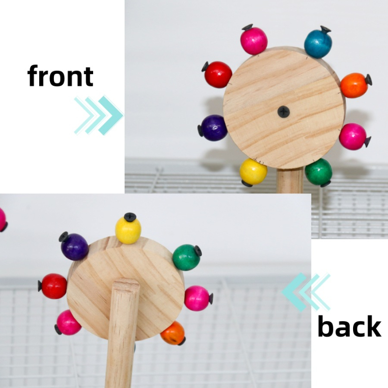 Играчка за птици папагал, въртяща се вятърна станция, пръчка, клетка за птици, шлифоваща станция за нокти, стойка за прът, образователни играчки, трансгранична търговия на едро