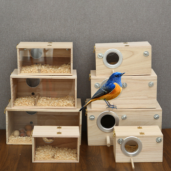 laos pesitsuskast linnupesa läbipaistev akrüül papagoi õueaia linnupesa rutiinkana uus söögikast