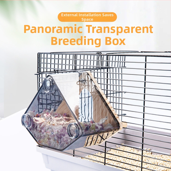 Skaidri papūgų veisimo dėžė, tigro odos bijūnas, Xuanfeng papūgos paukščio lizdas, pakabinamas lizdas, papūgos lizdas, šiltas paukščių narvelis, priedai, reikmenys