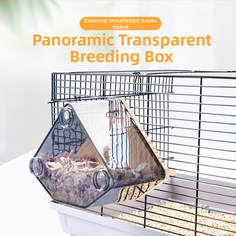 Skaidri papūgų veisimo dėžė, tigro odos bijūnas, Xuanfeng papūgos paukščio lizdas, pakabinamas lizdas, papūgos lizdas, šiltas paukščių narvelis, priedai, reikmenys