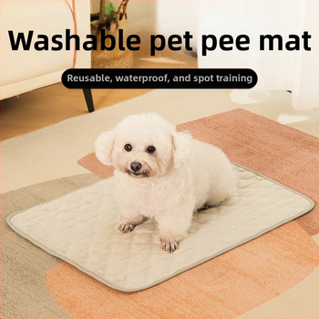 Tarptautiniu mastu parduodamas trumpas pliušinis žieminis daugkartinio naudojimo skalbiamas sauskelnių kilimėlis katėms ir šunims, vandeniui atsparus sauskelnių kilimėlis.