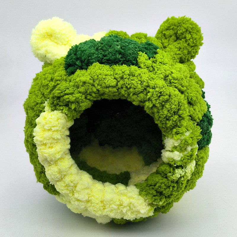 Трансгранично ново птиче гнездо Топло коралово кадифено плюшено птиче гнездо Аксесоари за клетка за папагал Висящо плюшено птиче гнездо