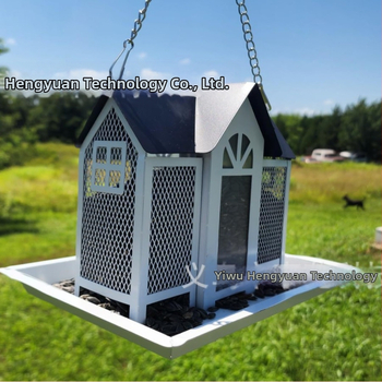 Трансгранична нова хранилка за птици, креативна люлка, метална хранилка за катерици, вътрешен двор, колибри, висяща декорация за открито