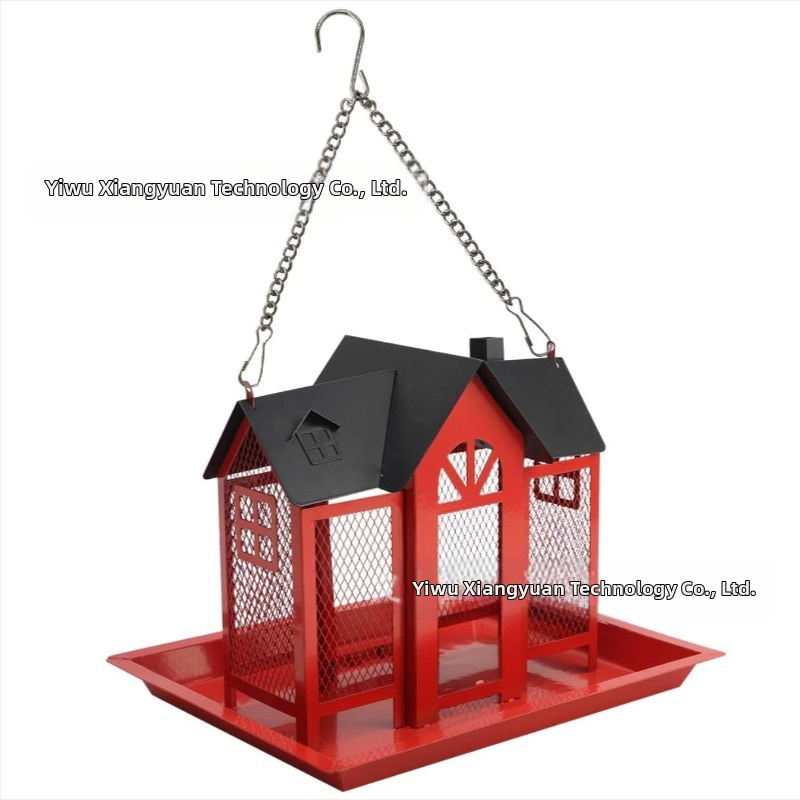 Трансгранична нова хранилка за птици, креативна люлка, метална хранилка за катерици, вътрешен двор, колибри, висяща декорация за открито