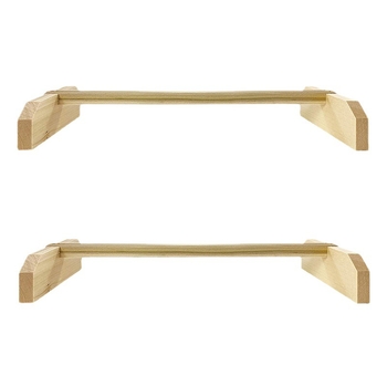 Комплект от две части за гнездо на петел и кокошка, дървен прът за пиле, поставка за домашен любимец и папагал.