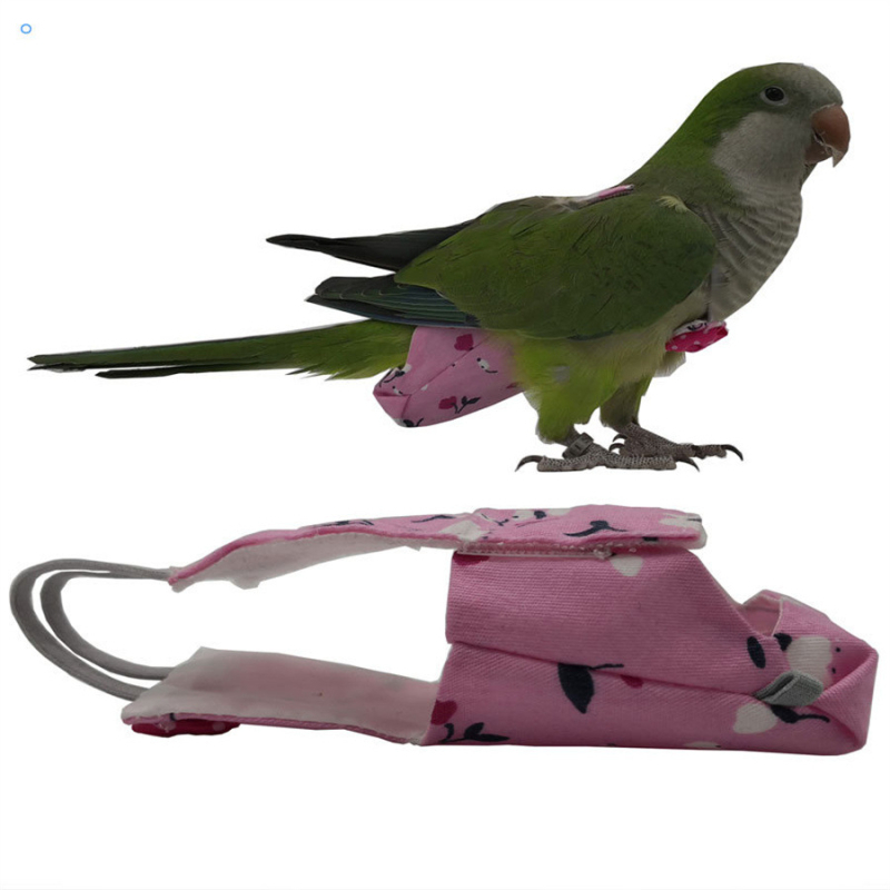 Kreatív papagájruhák, repülő ruhák, személyre szabott egyszerű kisállat madár szar táska, újrafelhasználható pelenkák
