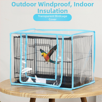 Specialus „CrossBorder“ paukščių apdangalas, apsaugantis nuo purslų, nuo plunksnų, skraidantis narvas, skaidrus, atsparus lietui, vandeniui, apsaugantis nuo dulkių, apsaugantis nuo uodų.