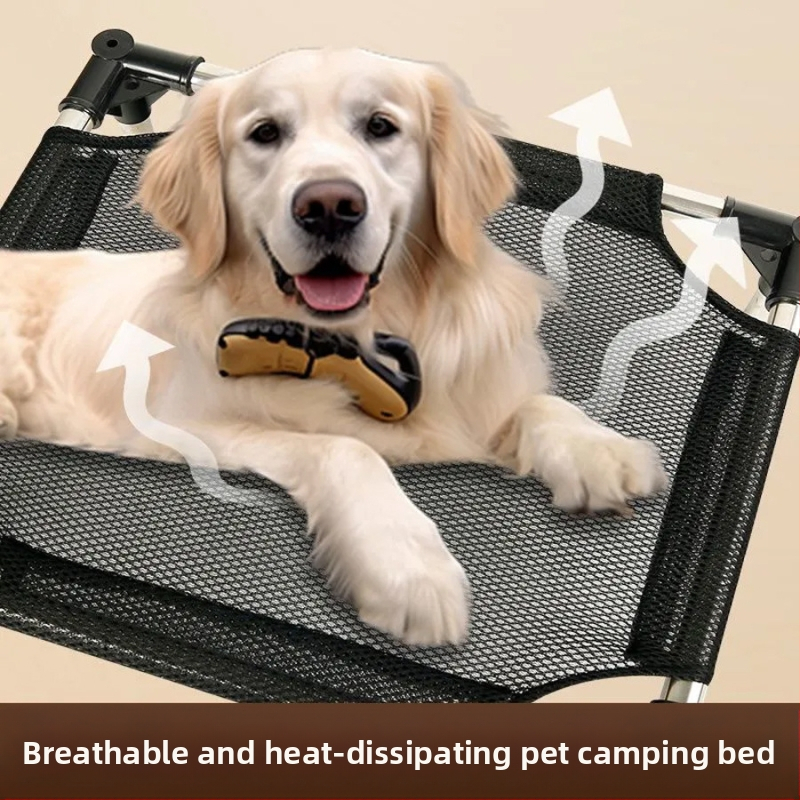 Ново котешко гнездо от неръждаема стомана, подвижно и миещо се, дишащо, влагоустойчиво къмпинг легло за домашни любимци, лятно легло за малко куче, гнездо за домашни любимци