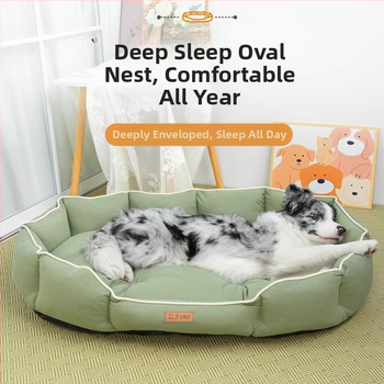 laos Kennel Technology kangast kriimustuskindel Four Seasons universaalne matt kasside magamismatt keskmise ja suure koera ovaalne pesa kassipesa
