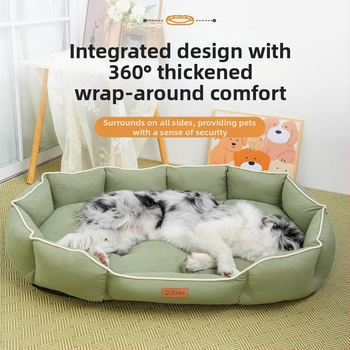 laos Kennel Technology kangast kriimustuskindel Four Seasons universaalne matt kasside magamismatt keskmise ja suure koera ovaalne pesa kassipesa