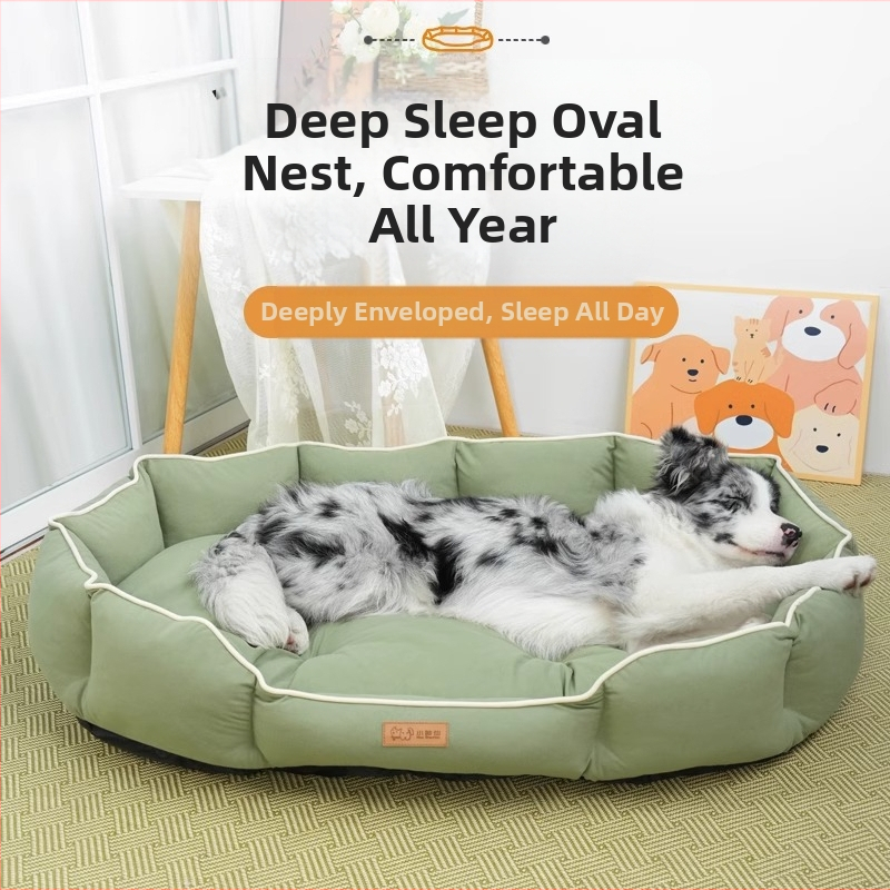 Σε απόθεμα Kennel Technology Υφασμάτινο χαλάκι ανθεκτικό στις γρατσουνιές Four Seasons Universal, χαλάκι ύπνου για γάτες, μεσαίου και μεγάλου μεγέθους, οβάλ φωλιά για σκύλους, φωλιά για γάτες