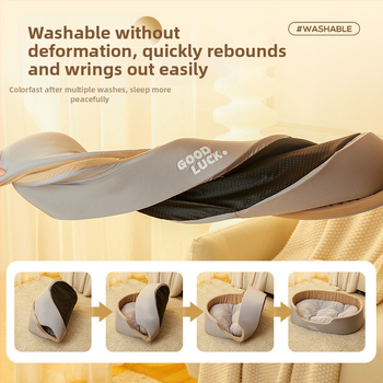 Koerakuut Four Seasons universaalne suur pestav püüdmiskindel kassipesa diivanipesa kahekihiline talvine soe paksendatud tuulekindel pesa