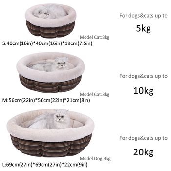 Στρώμα σκύλου, χαλάκι για σκύλους, στρογγυλό κλουβί, αντιολισθητικό, μικρό και μεσαίου μεγέθους, χειμωνιάτικο, ζεστό κλουβί για σκύλους, κρεβάτι σκύλου, κρεβάτι κατοικίδιων, κλουβί για γάτες