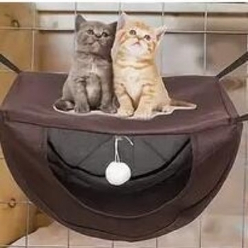 Új, határokon átnyúló, lélegző, szendvicshálós, függő függőágy, háziállat-kellékek