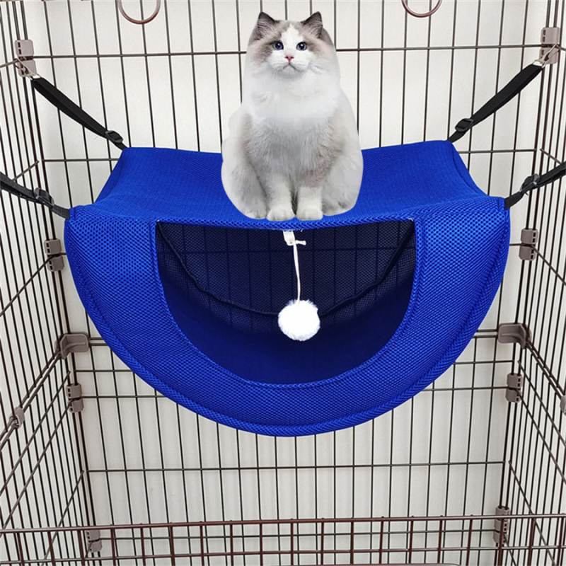 Új, határokon átnyúló, lélegző, szendvicshálós, függő függőágy, háziállat-kellékek