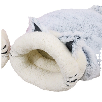 Εργοστάσιο χονδρικής πώλησης τεσσάρων εποχών ημι-κλειστού υπνόσακου κατοικίδιων χαριτωμένος με γούνινη μπάλα φωλιά γάτας μικρό κλουβί σκύλου