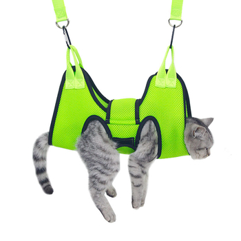 Αιώρα γάτας κρεμαστή βάση για κούρεμα νυχιών αντιχαρακτική, κρεβάτι περιποίησης κατοικίδιων, τσάντα πλυσίματος γάτας αντιχαρακτική για κατοικίδια γάτα