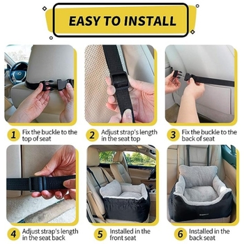 „Amazon“ populiarus naminių gyvūnėlių automobilio kilimėlis, šunų išvykos sėdynės kilimėlis, mažo vidutinio dydžio šunų voljero priekinė sėdynė