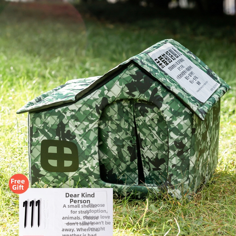 Jesen i zima topla vodootporna ljubav lutalice životinje lučna kuća mačje gnijezdo hladni snijeg šator pseća kućica gnijezdo za kućne ljubimce