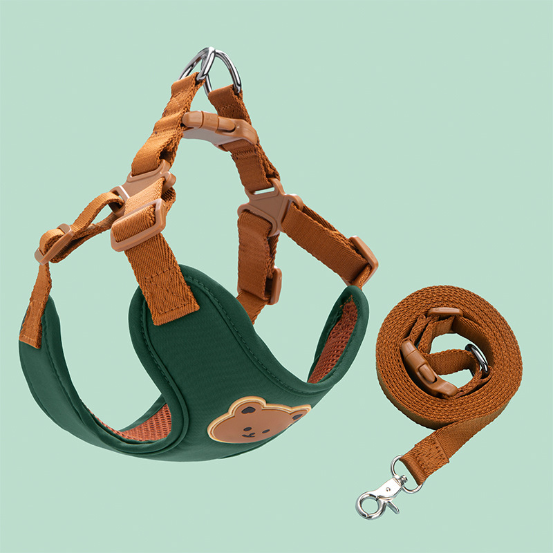 Lemmiklooma rinnarihmaga veojõuülikond Väikesele ja keskmise suurusega koerale Jalutamiseks mõeldud multifunktsionaalne köis reguleeritava vestiga