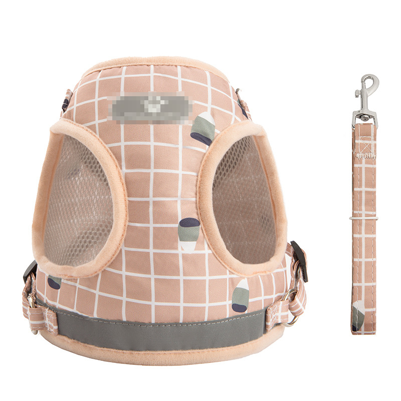 Lemmiklooma rinnarihmaga veojõuülikond Väikesele ja keskmise suurusega koerale Jalutamiseks mõeldud multifunktsionaalne köis reguleeritava vestiga