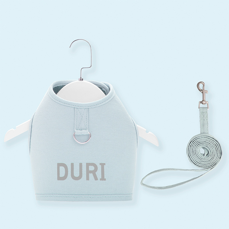 Lemmiklooma rinnarihmaga veojõuülikond Väikesele ja keskmise suurusega koerale Jalutamiseks mõeldud multifunktsionaalne köis reguleeritava vestiga