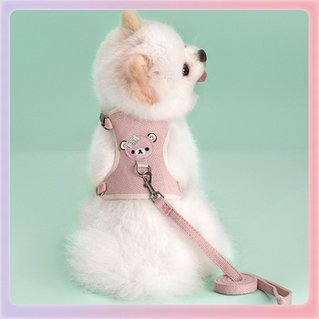 ✅ Λουρί σκύλου τύπου γιλέκου Teddy Bichon Μικρό και μεσαίου μεγέθους ιμάντας σκύλου Σχοινί για περπάτημα γάτας Εργοστάσιο ειδών κατοικίδιων ζώων