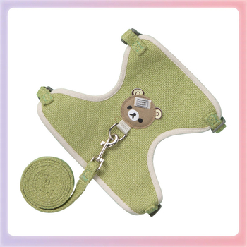 ✅ Λουρί σκύλου τύπου γιλέκου Teddy Bichon Μικρό και μεσαίου μεγέθους ιμάντας σκύλου Σχοινί για περπάτημα γάτας Εργοστάσιο ειδών κατοικίδιων ζώων