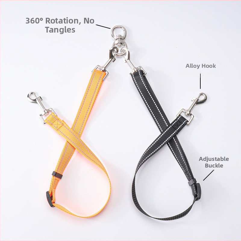 Amazoni piiriülene plahvatuslik kahesuunaline helkurrihm, mis on reguleeritav ilma sasipuntrateta ja eemaldatav 2-ühes mitme koera jaoks.