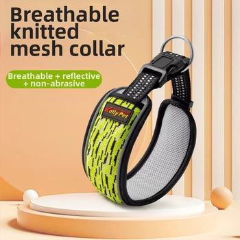 XZ [Megztos medžiagos] Šuns antkaklis, apsaugantis nuo liesėjimo, skirtas mažiems, vidutiniams ir dideliems labradoro šunims, pastorintas kaklo žiedas.