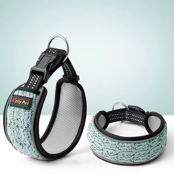 XZ [Megztos medžiagos] Šuns antkaklis, apsaugantis nuo liesėjimo, skirtas mažiems, vidutiniams ir dideliems labradoro šunims, pastorintas kaklo žiedas.