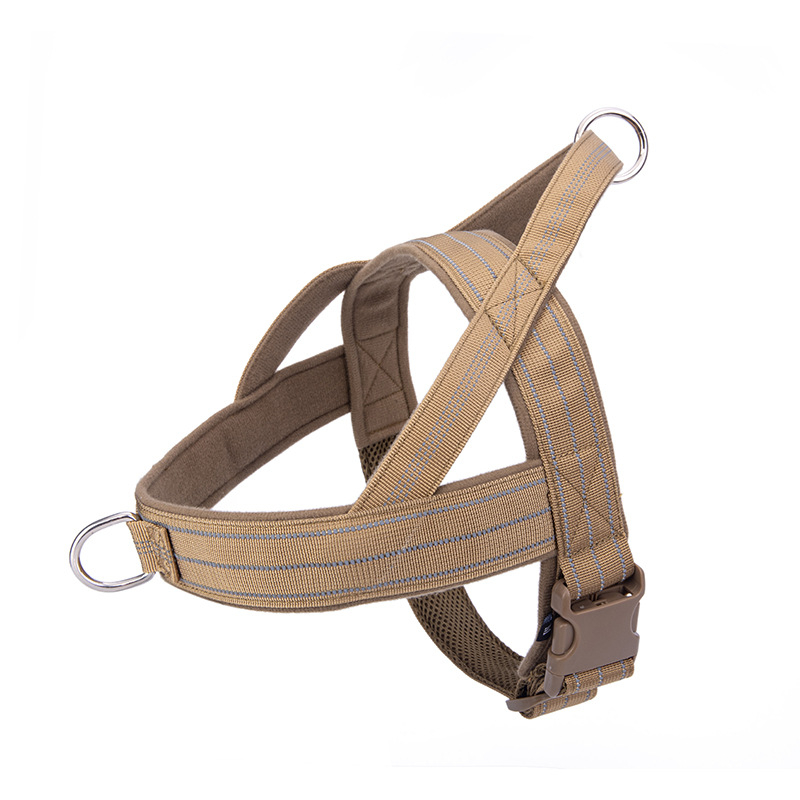 Lauko taktinio dresūros šunų drabužiai su krūtinės diržu Naminių gyvūnėlių drabužiai dresūros liemenė Didelių šunų drabužiai Naminių gyvūnėlių drabužiai Liemenė