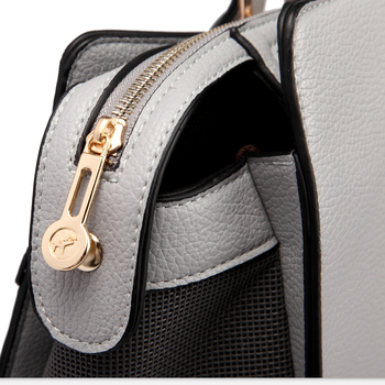 Naujas PU madingas naminių gyvūnėlių krepšys šunims, nešiojamas kelioninis krepšys katėms, meškiukas, bomei šunims, kuprinė